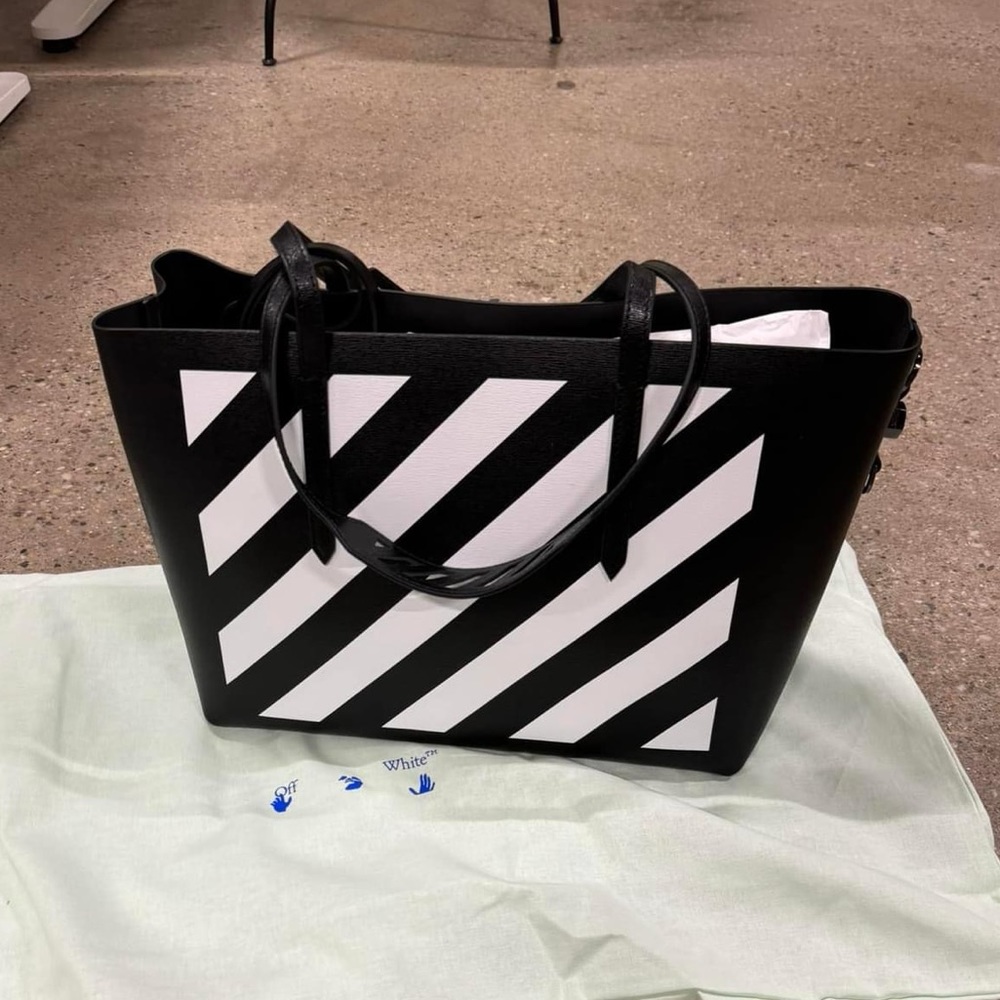 Brand New Off-White Binder 2 Way Bag w/ Wallet